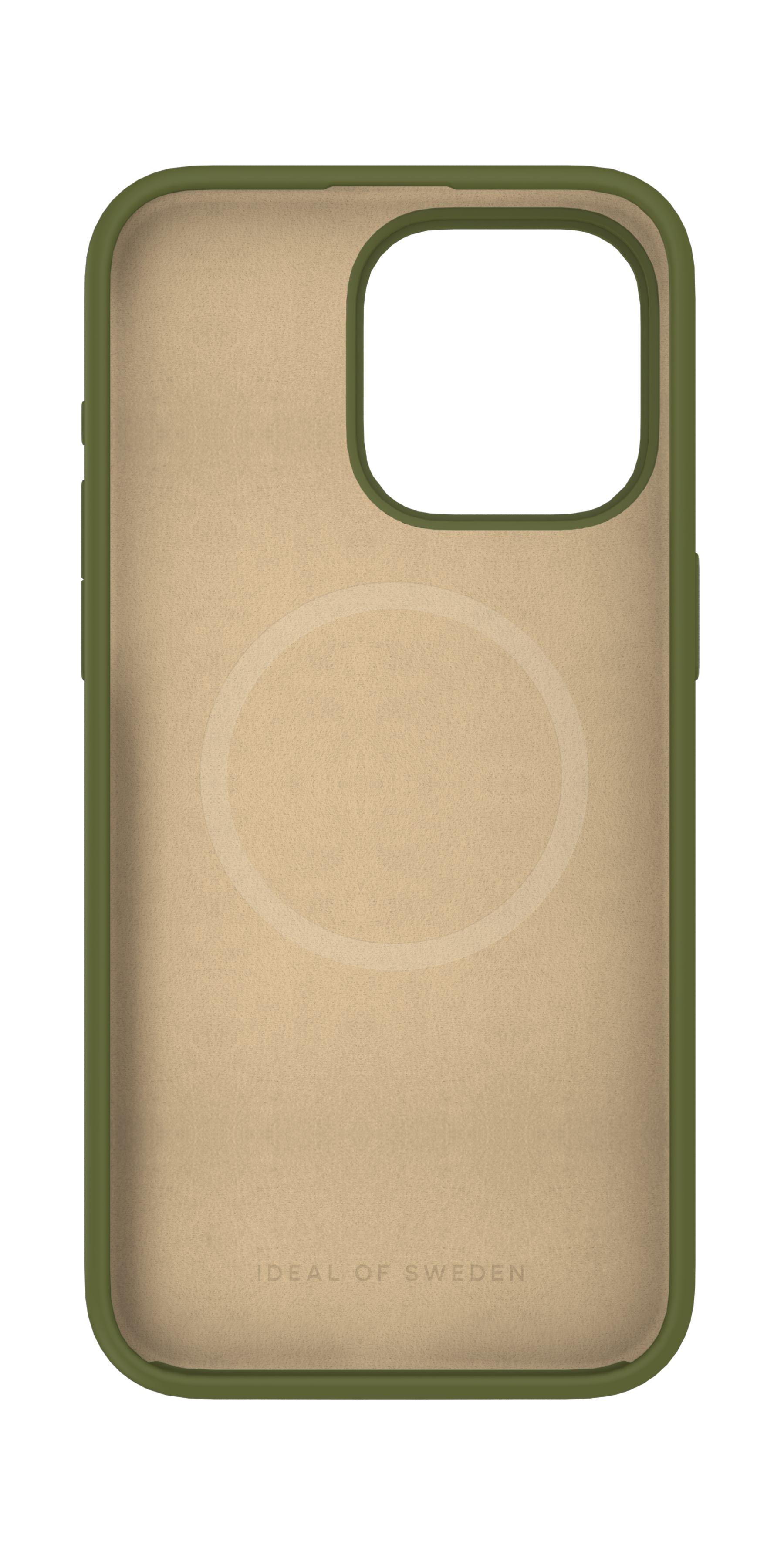 iDeal of Sweden Silicone Case MagSafe iPhone 15PM Khaki