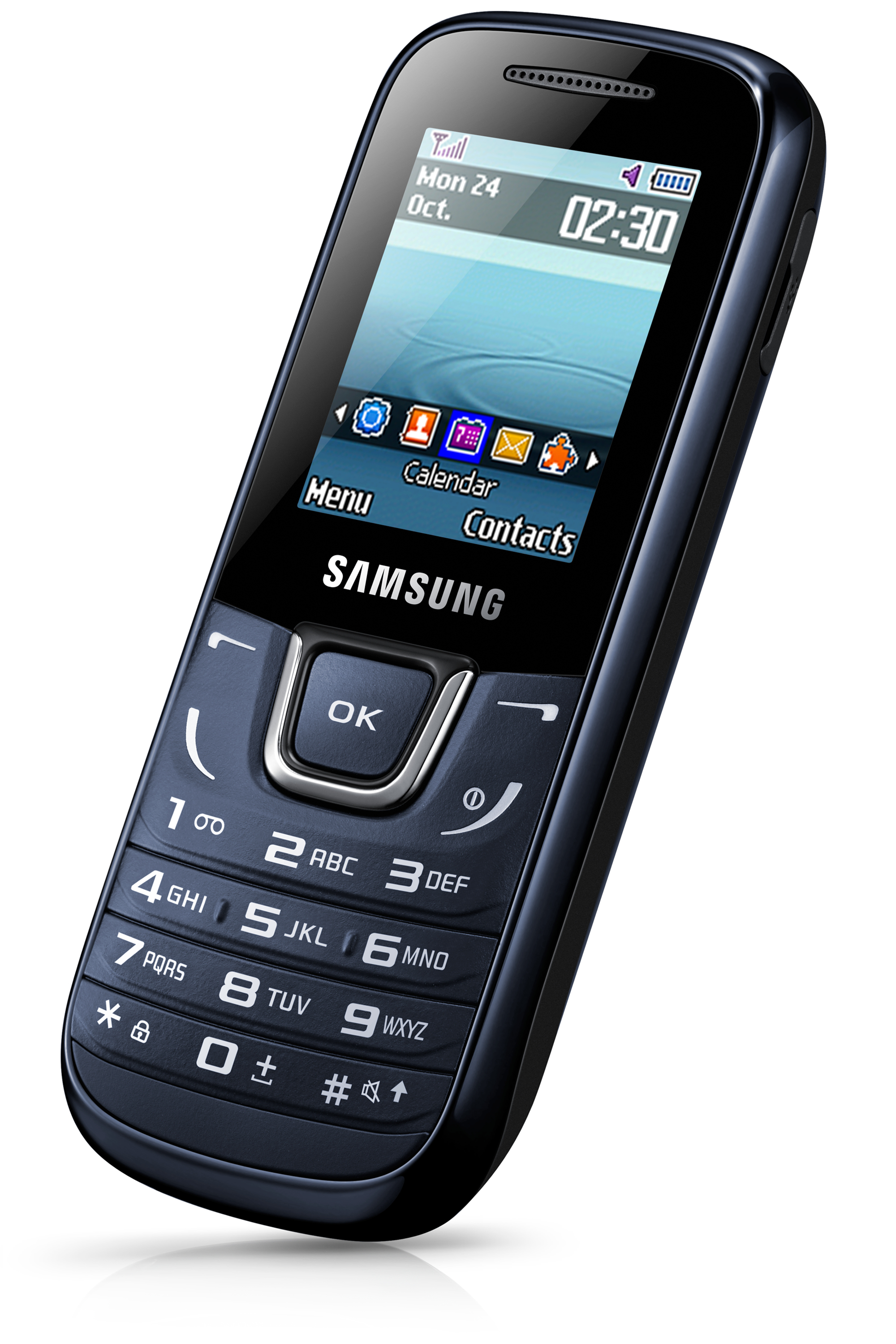Samsung E1280 4.5 cm (1.77") 75.4 g Black, Blue – image 2