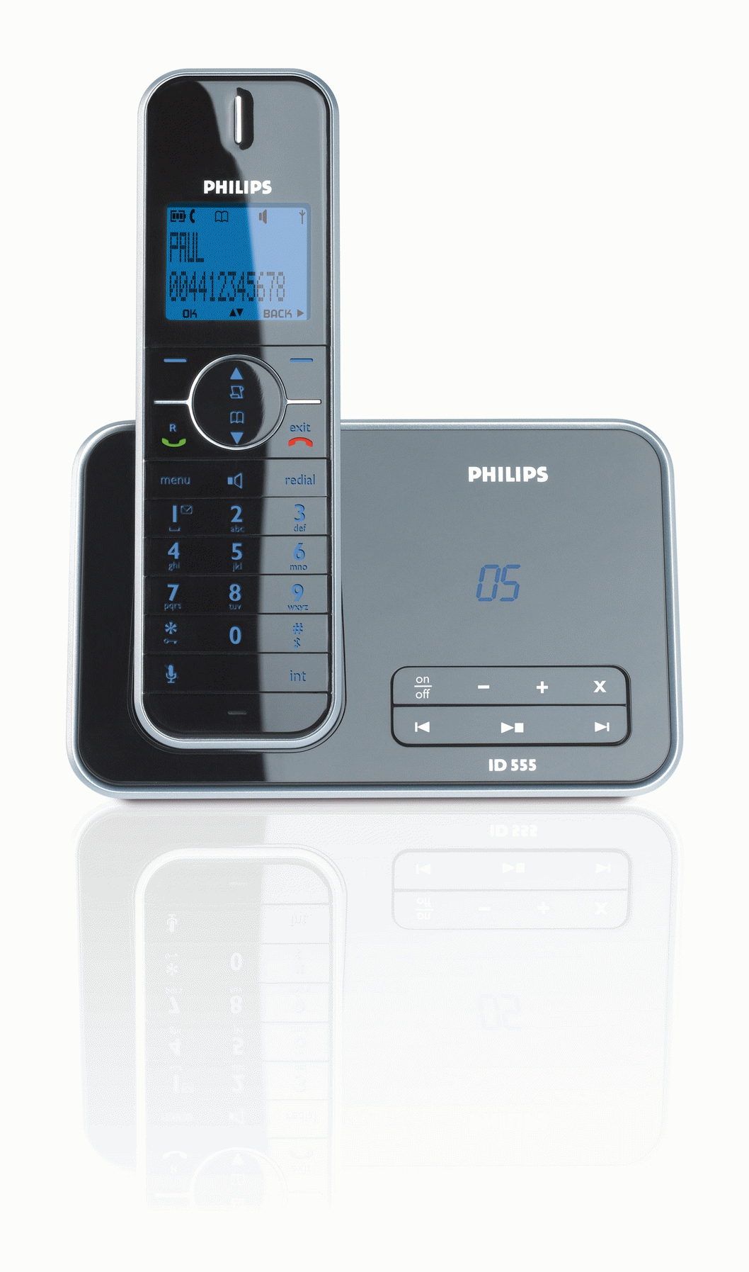 Philips Design collection ID5551B/22 telephone DECT telephone Caller ID