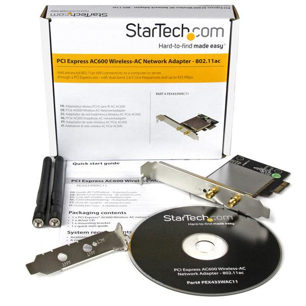 StarTech.com AC600 Wireless-AC Network Adapter - 802.11ac, PCI Express – image 6