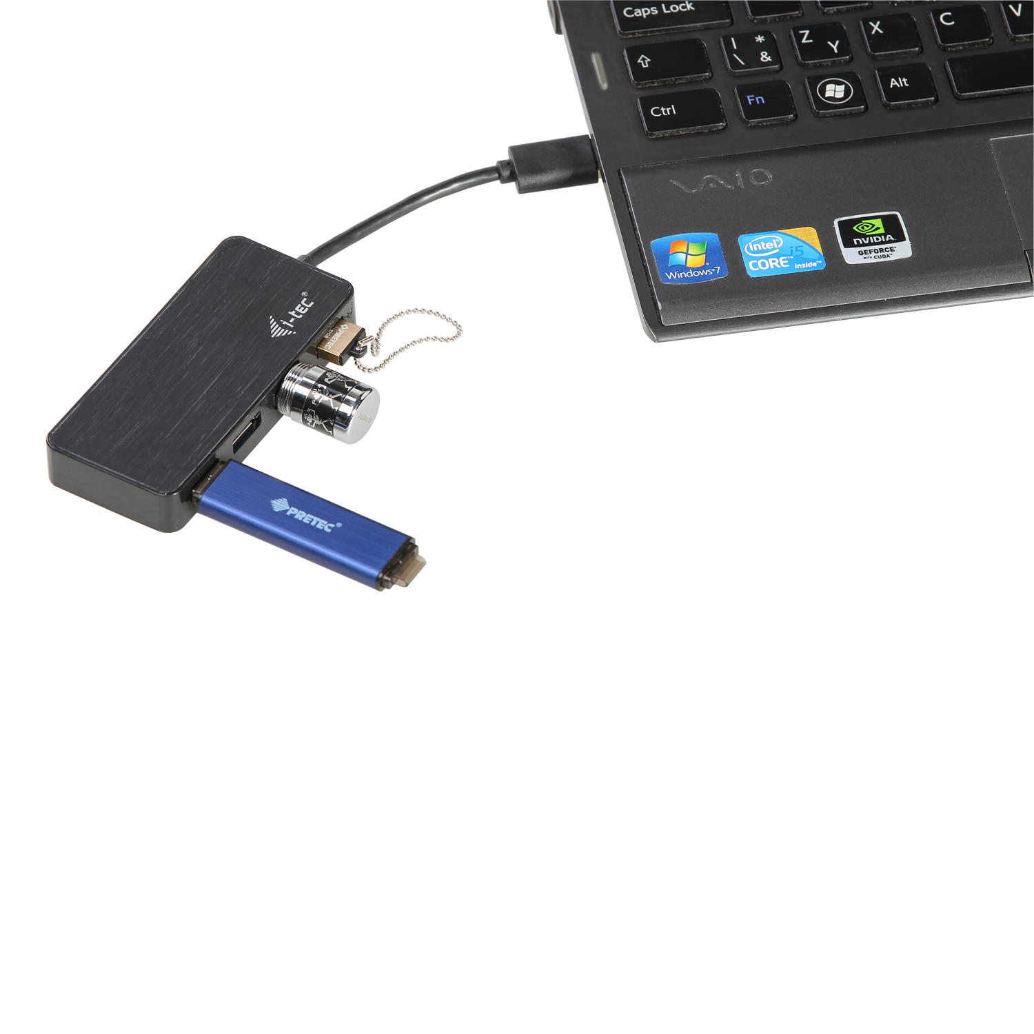 i-tec U3HUB444 mobile device charger Mobile phone, MP3 Black USB Indoor – image 4