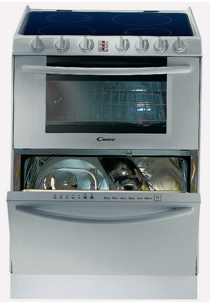 Candy TRIO503RVS Keramische Fornuizen