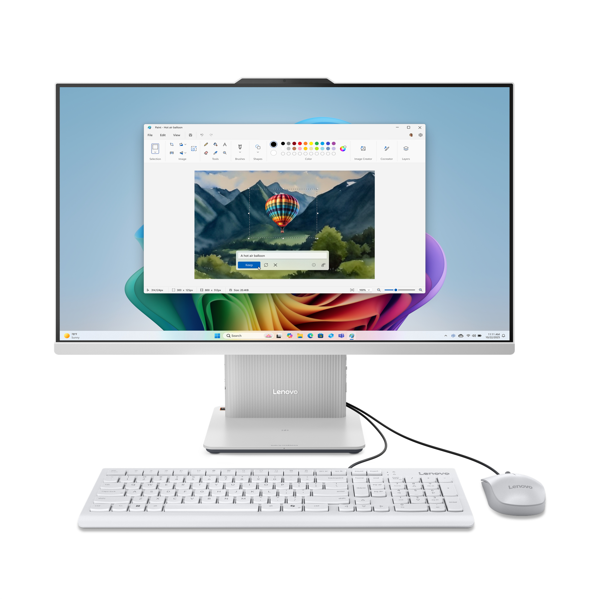 Lenovo IdeaCentre AIO 27AKP10 AMD Ryzen™ 5 220 68.6 cm (27″) 1920 x 1080 pixels All-in-One PC 16 GB DDR5-SDRAM 1 TB SSD Windows 11 Home Wi-Fi 6 (802.11ax) Grey image 10