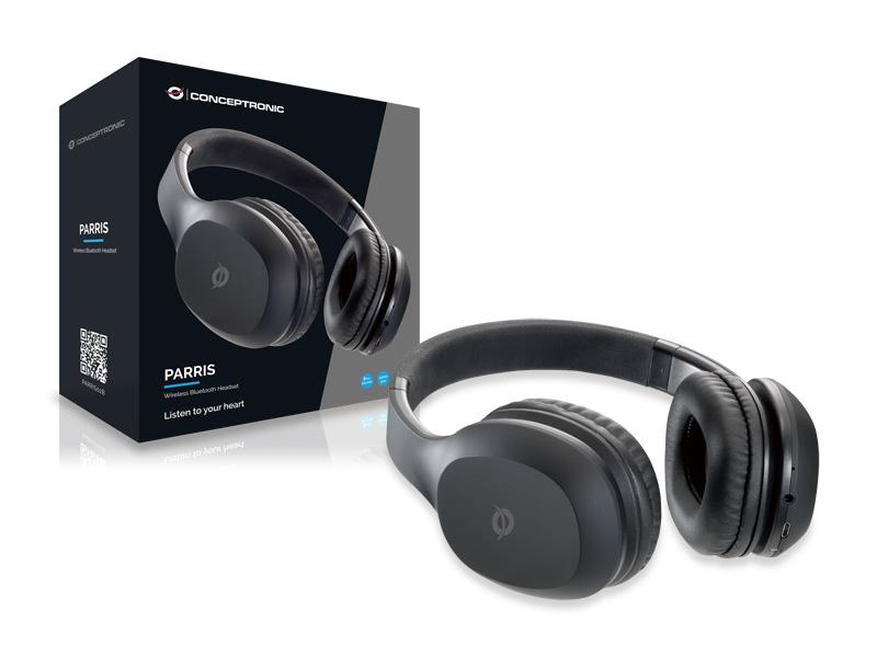Conceptronic PARRIS Wireless Bluetooth Headset, black – image 6