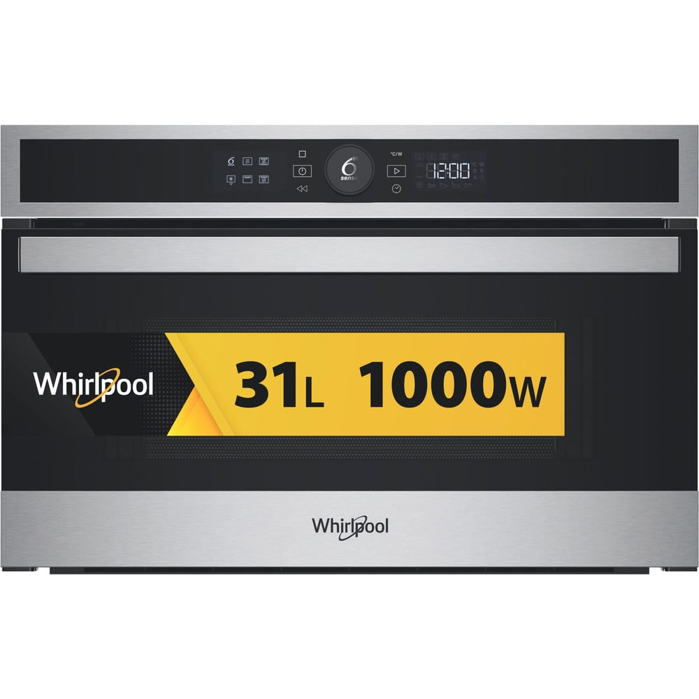 Whirlpool WMD4I4MX Black, Stainless steel Grill microwave Built-in – image 1