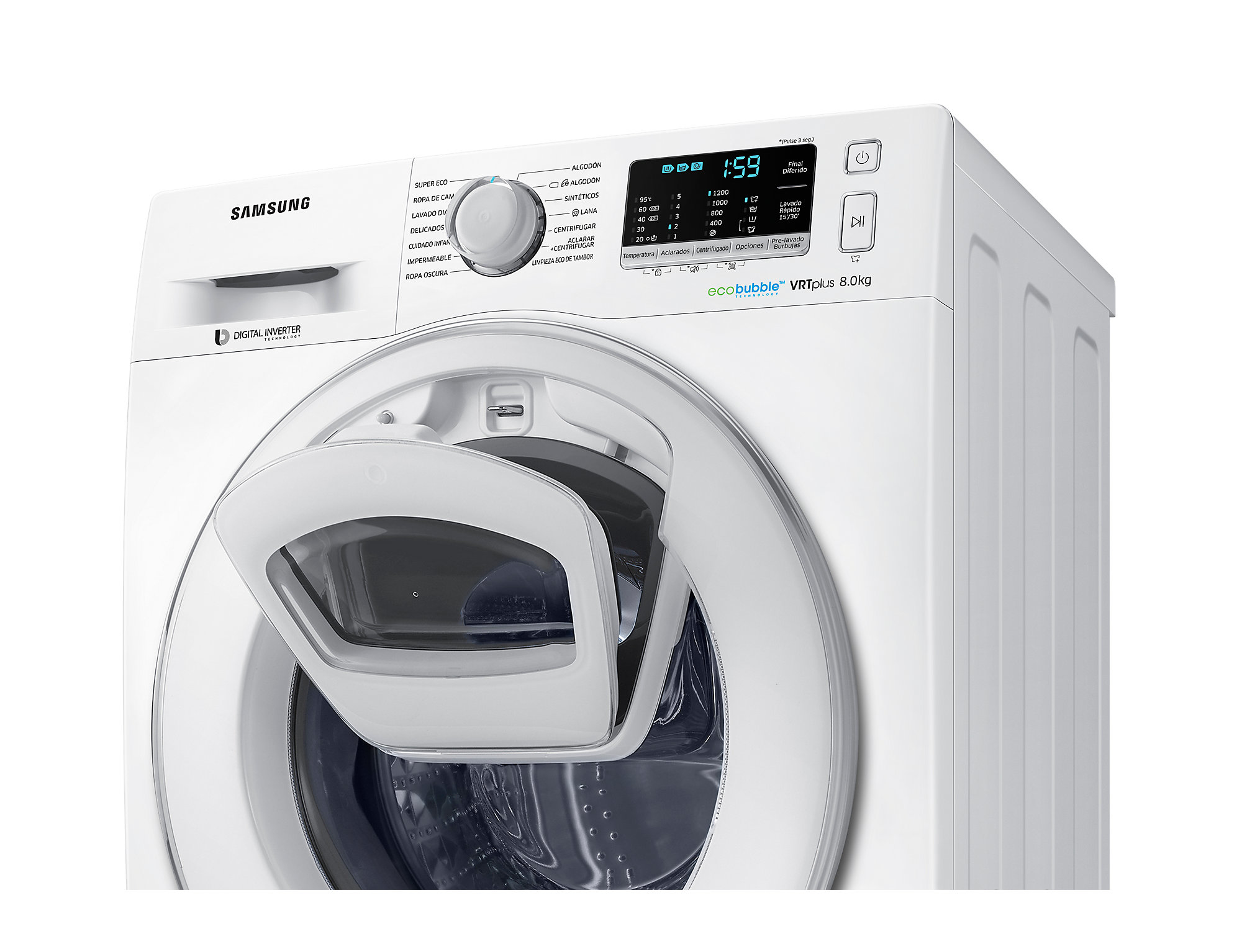Samsung WW80K5210XW washing machine Front-load – image 8