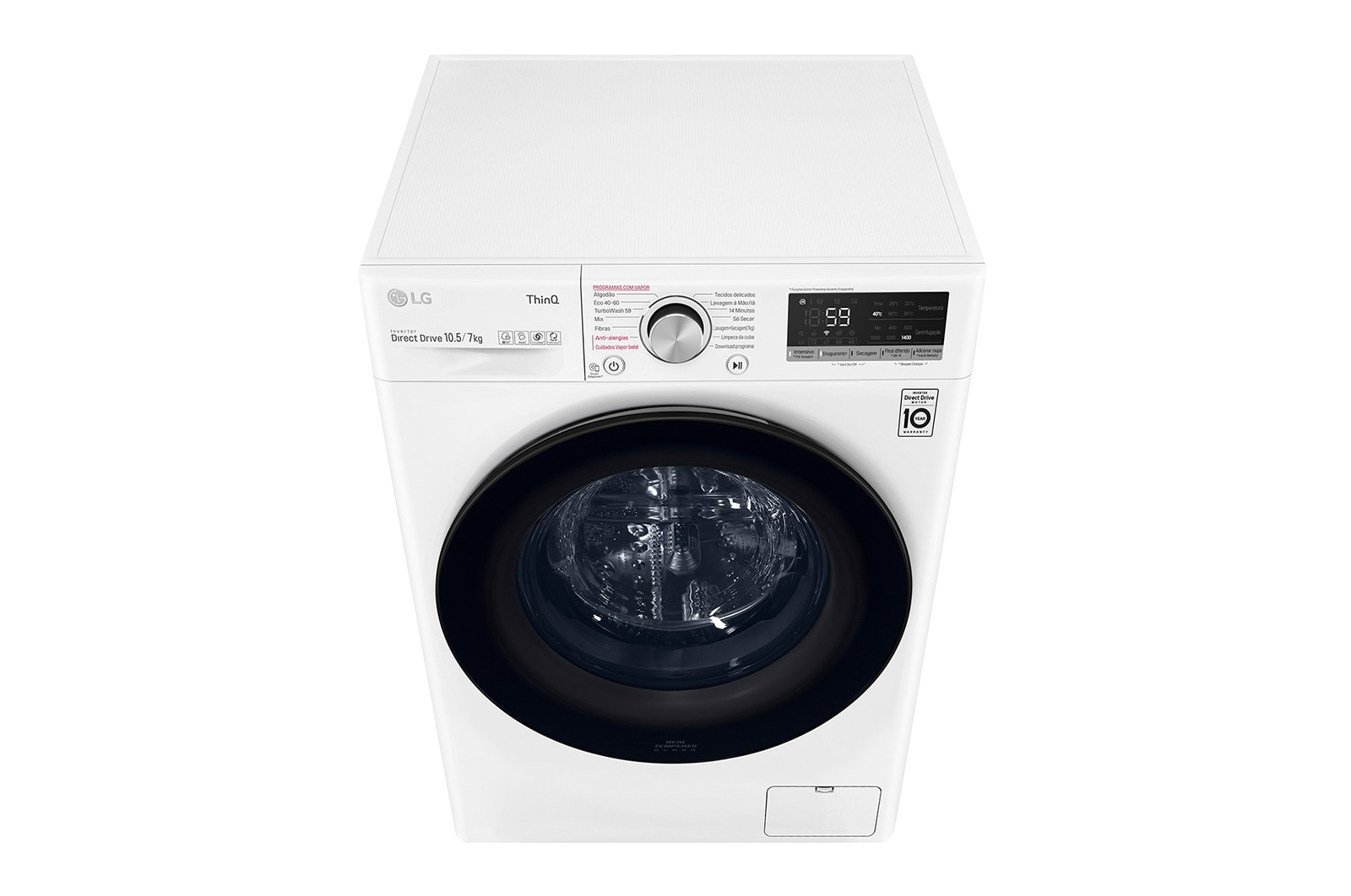 LG F4DV5010SMW washer dryer Freestanding Front-load White – image 9