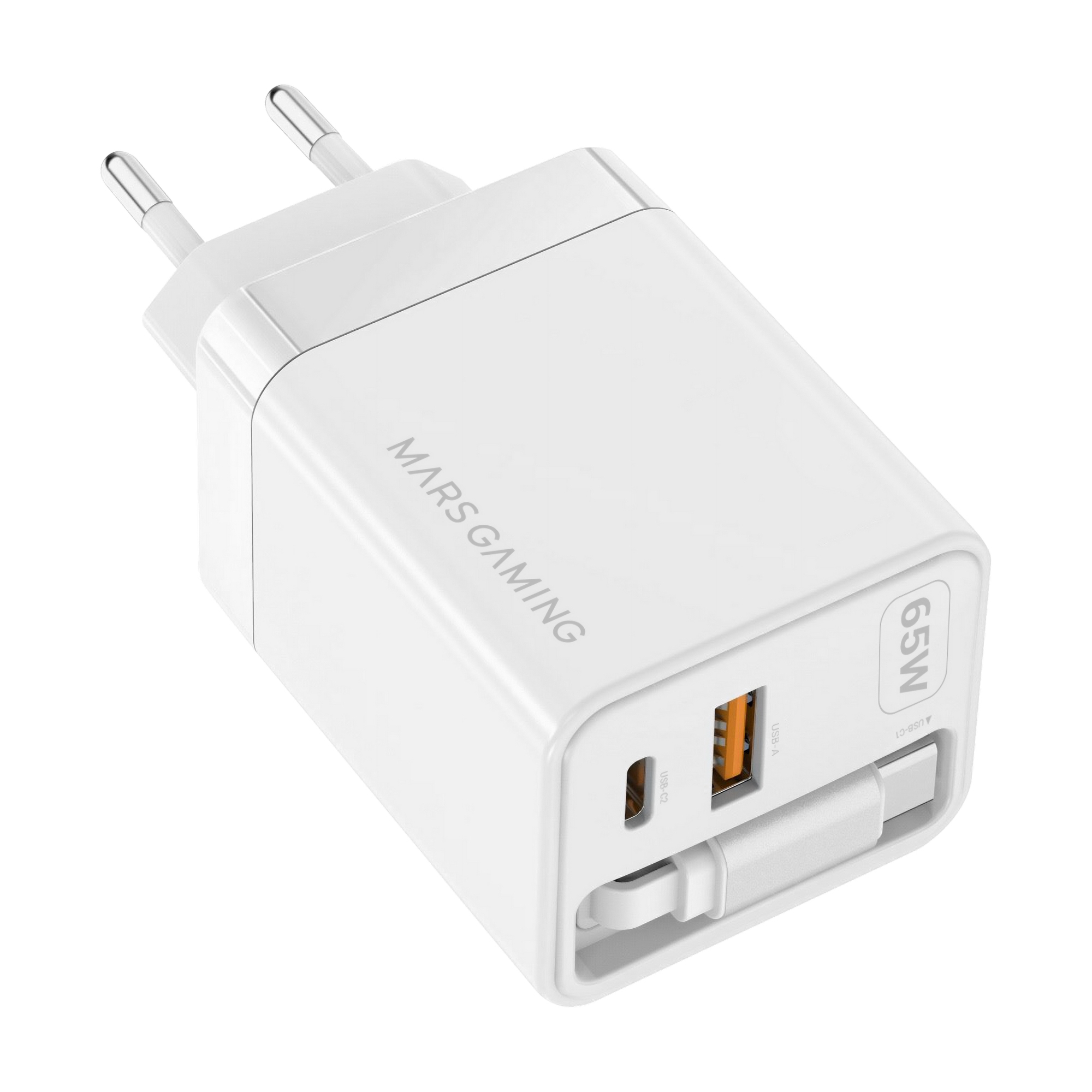 Mars Gaming MDGAN65RW mobile device charger White