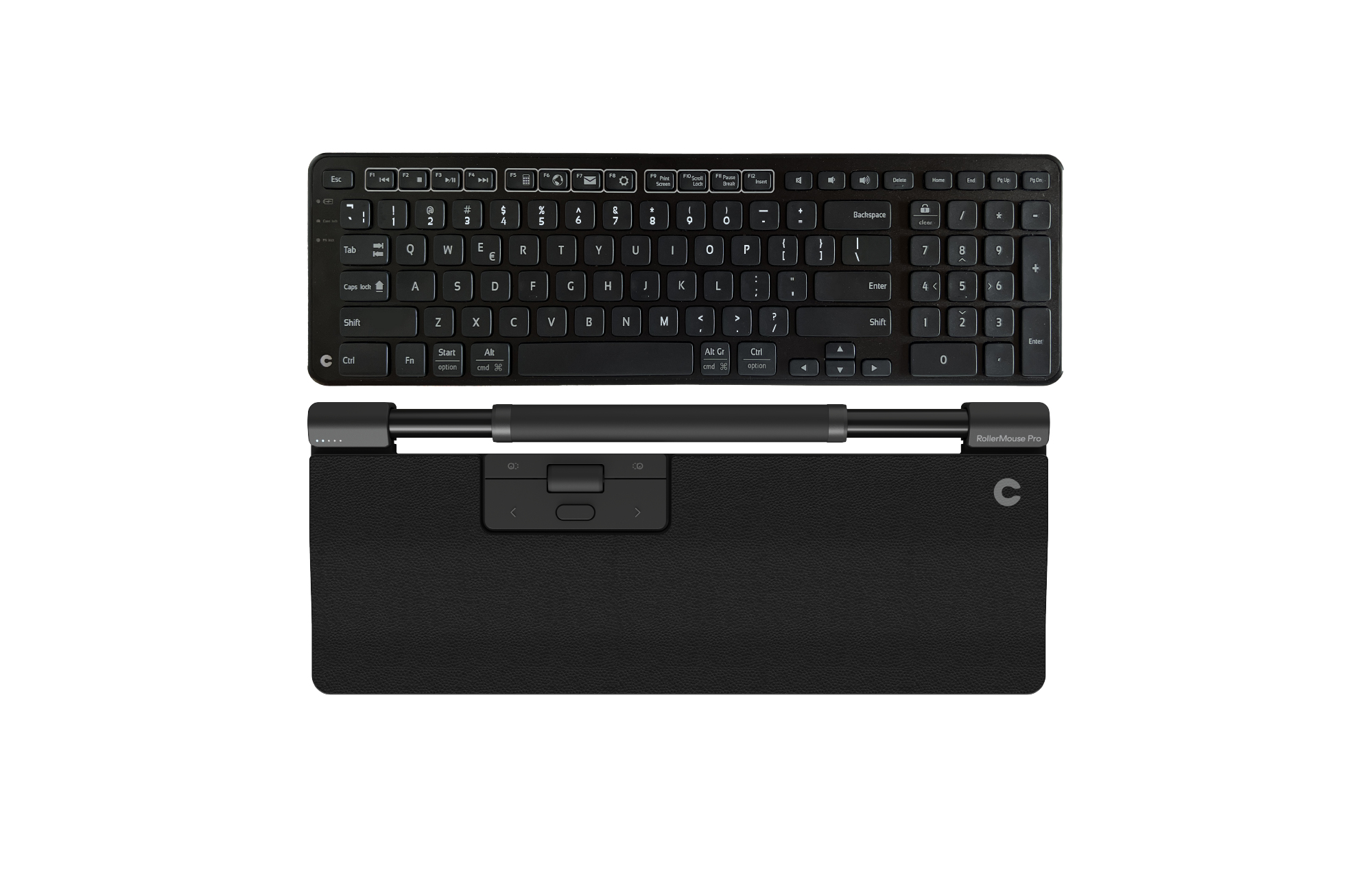 Contour Design RollerMouse Pro Regular Vegan Leather + Balance Keyboard BK – image 1