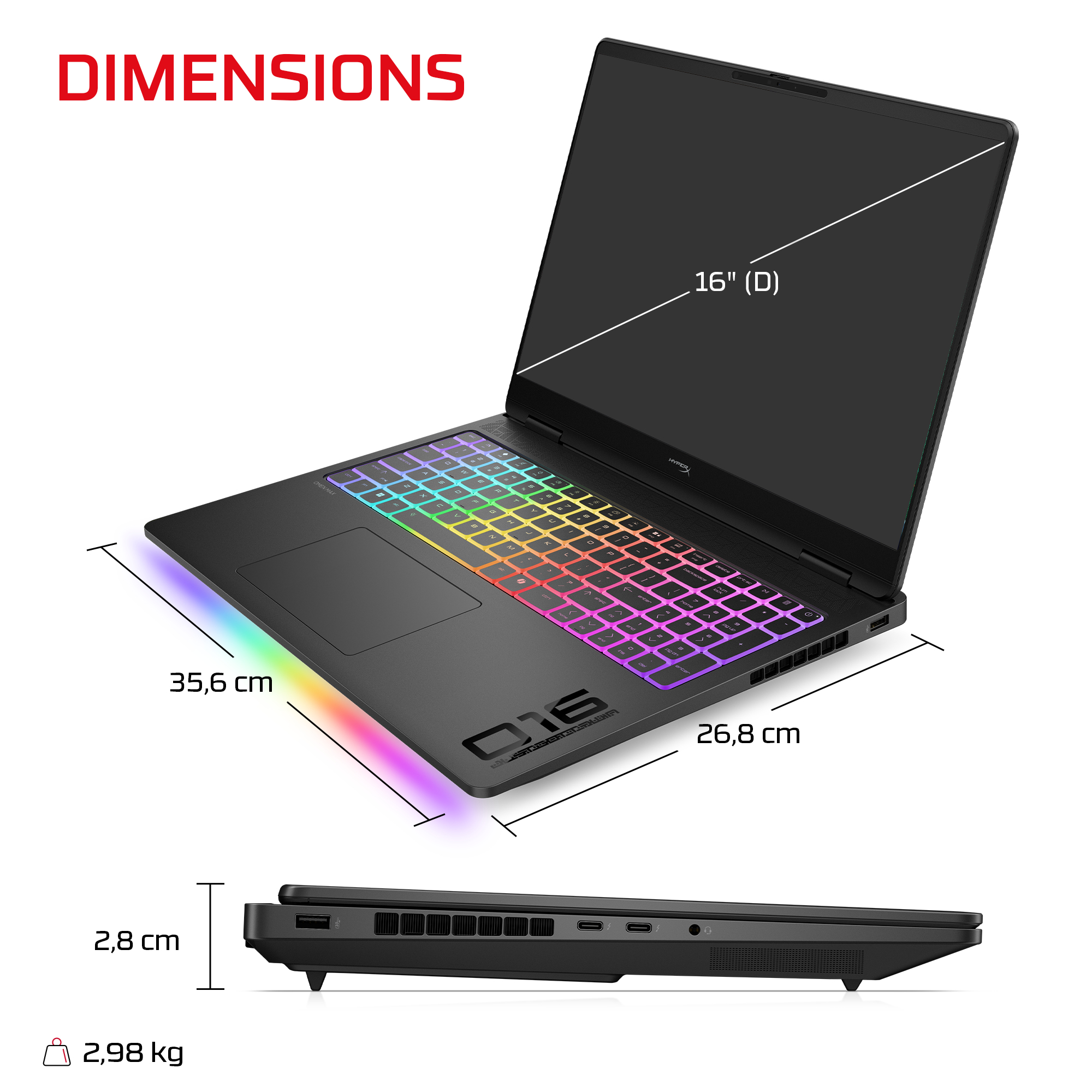 HP HyperX OMEN MAX 16 inch Gaming Laptop PC 16-ak1501na Copilot+ PC AMD Ryzen AI 9 40.6 cm (16″) 2.5K 48 GB DDR5-SDRAM NVIDIA GeForce RTX 5070 Ti Wi-Fi 7 (802.11be) Windows 11 Home Black image 6