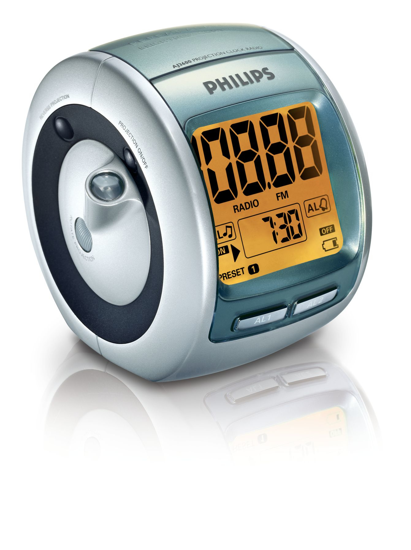 Philips AJ3600/37 radio Clock Analog
