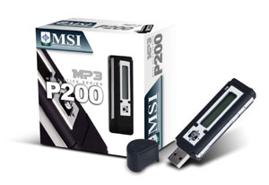 MSI P200 MP3 Player 1GB