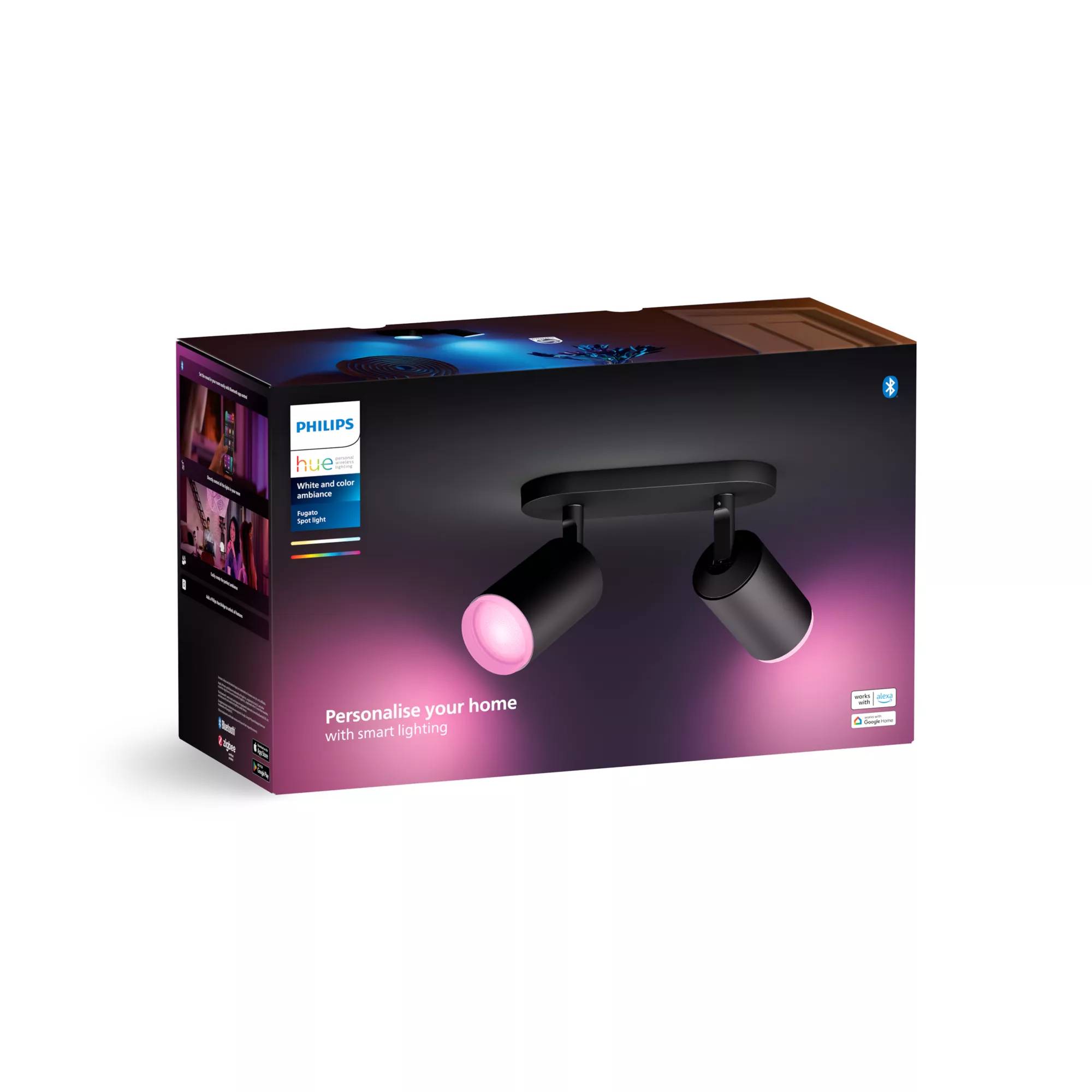 Philips by Signify Philips Hue White and colour ambience Fugato double spotlight – image 3