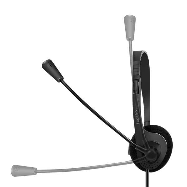 LogiLink HS0054 headphones/headset Wired Head-band Office/Call center Black – image 5