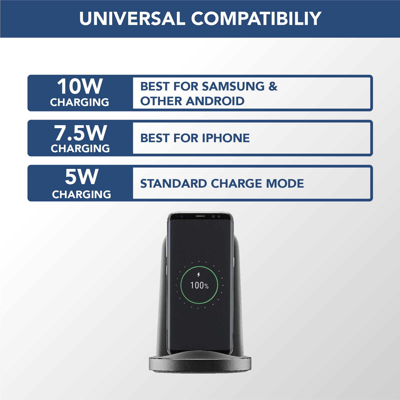 Cellularline Podium Wireless Charger - Apple, Samsung and other Wireless Smartphones – image 4