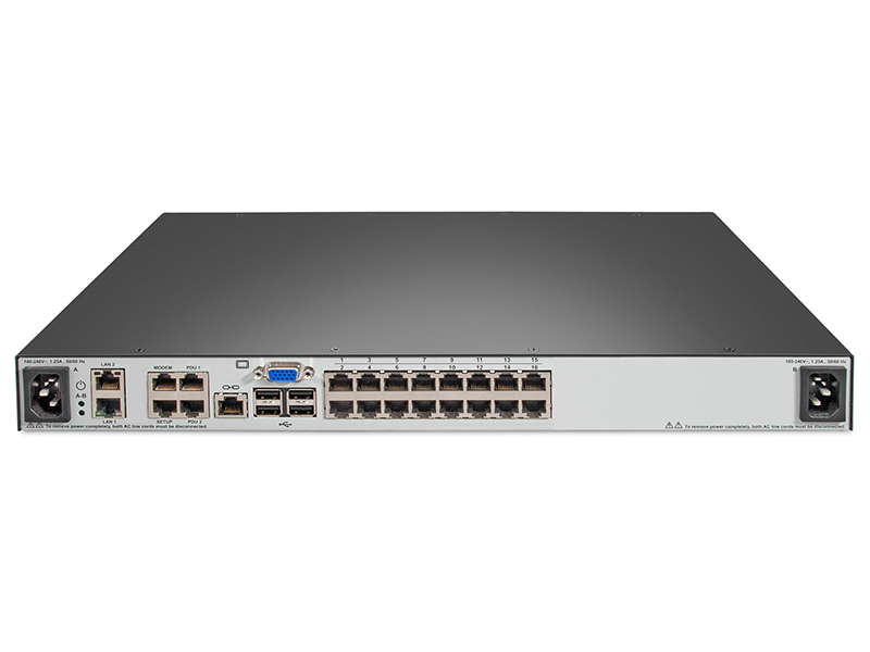 Vertiv Avocent MPU2016DAC-400 KVM switch Rack mounting Black – image 2
