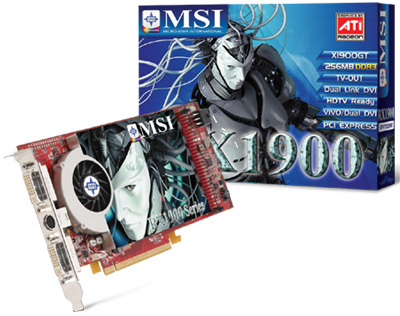 MSI ATI Radeon X1900GT - 256MB, DDR3