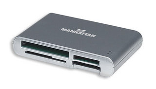 Manhattan 175432 card reader USB 2.0 Silver – image 4