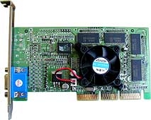 HP SEE P2075-69501 Card Video AGP GeForce2MX Dual 32mb