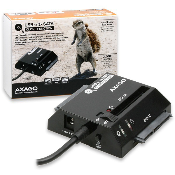 Axagon ADSA-3S interface cards/adapter SATA – image 1