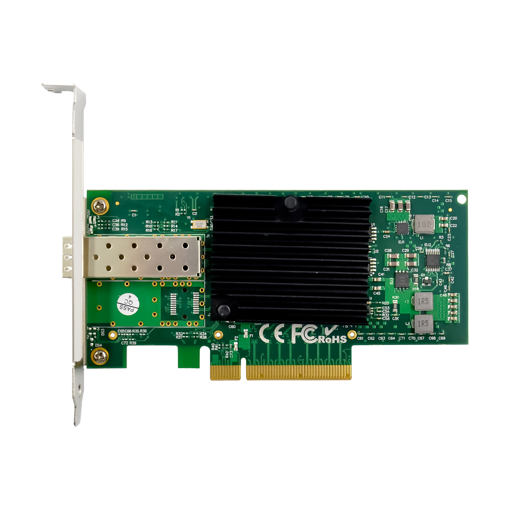 InLine 10 Gigabit network card, 1x SFP+, PCIe x8, incl. low profile bracket – image 3