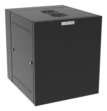 Vertiv GL24WMS-B-AF rack cabinet 12U Wall mounted rack Black
