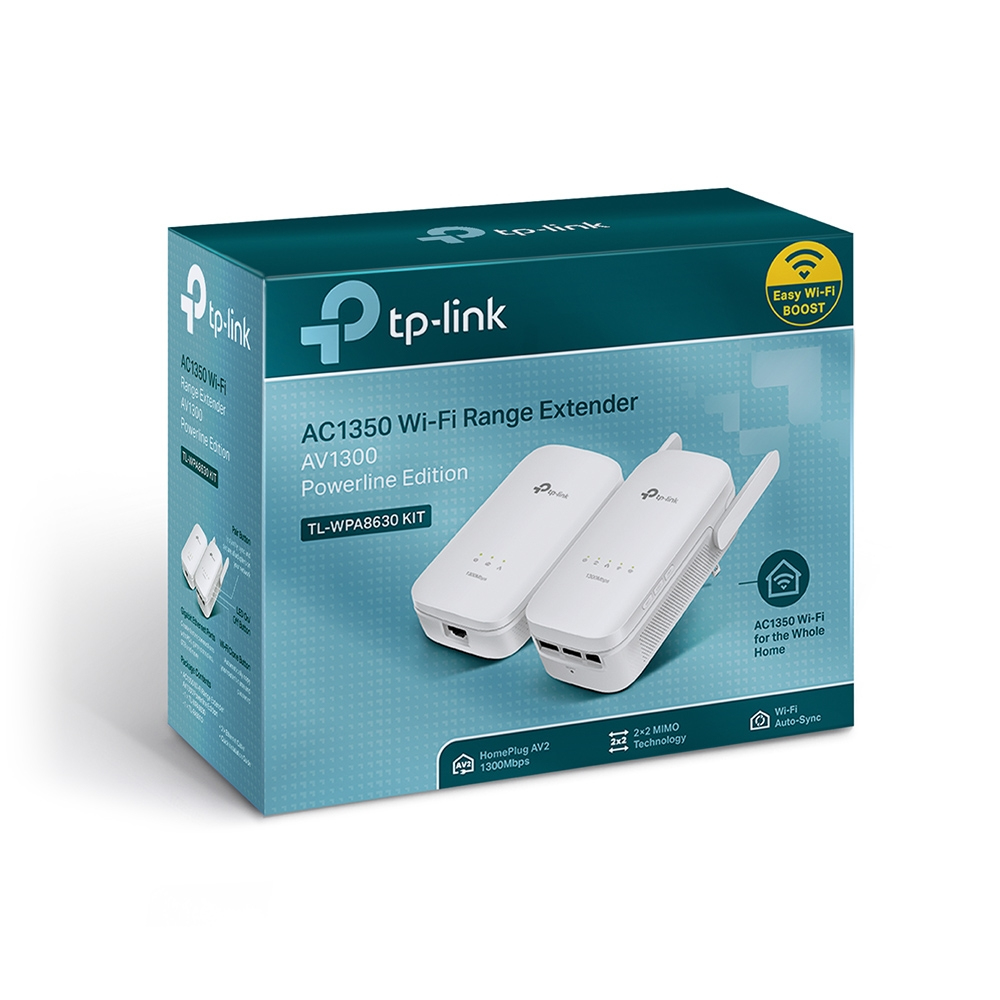 TP-Link TL-WPA8630 1350 Mbit/s Ethernet LAN Wi-Fi White 2 pc(s) – image 2