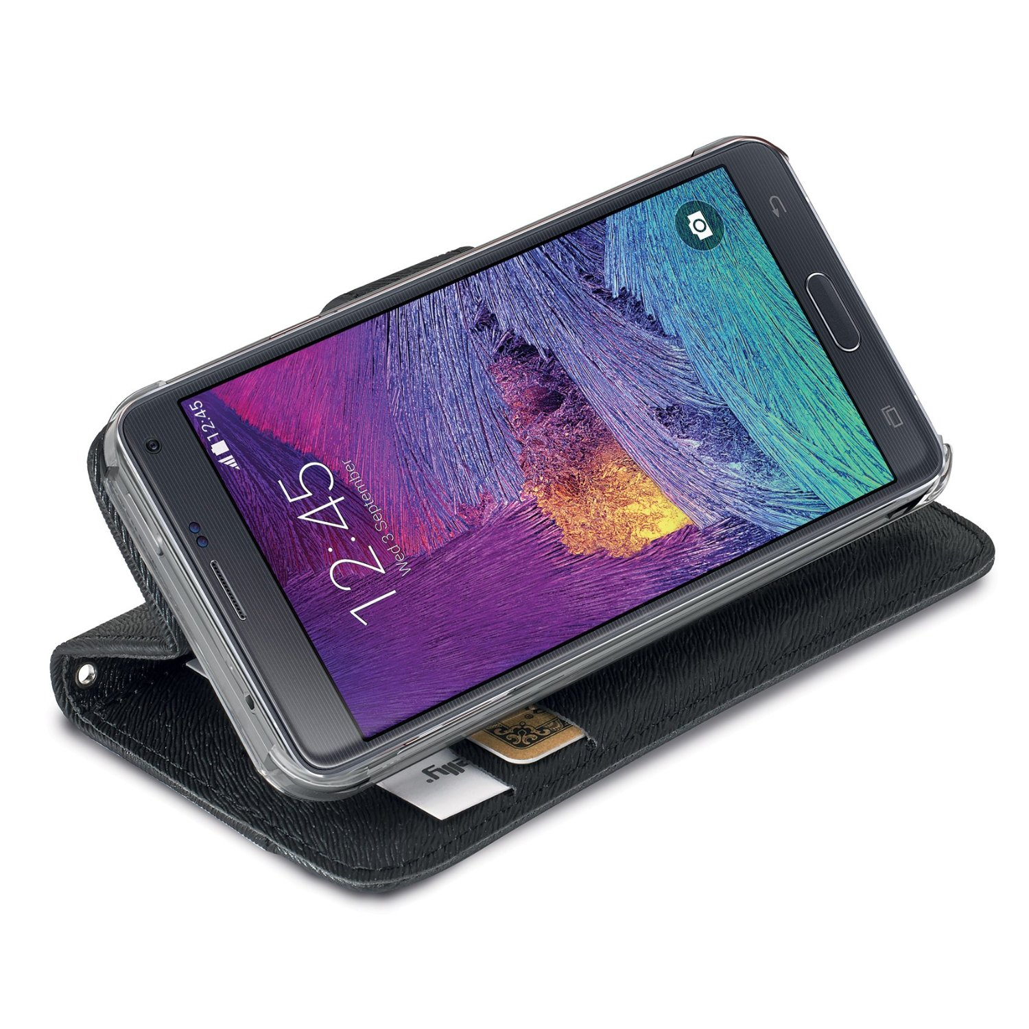 Celly 103662 mobile phone case Wallet case Black, Grey – image 2