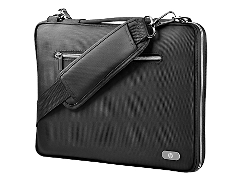 HP 14 Black Slim Brief Case