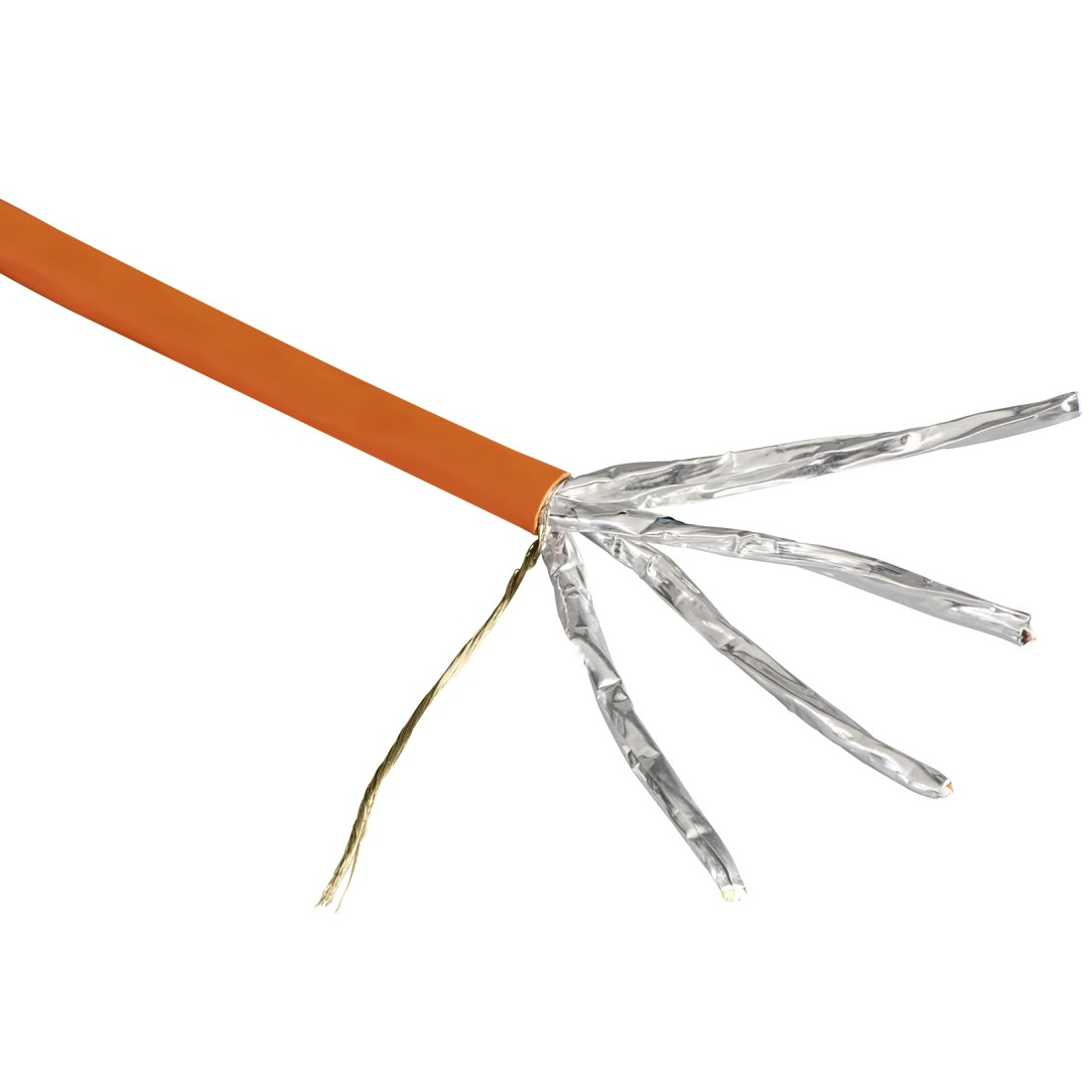 Hama 00020099 Netzwerkkabel Orange 50 m Cat7