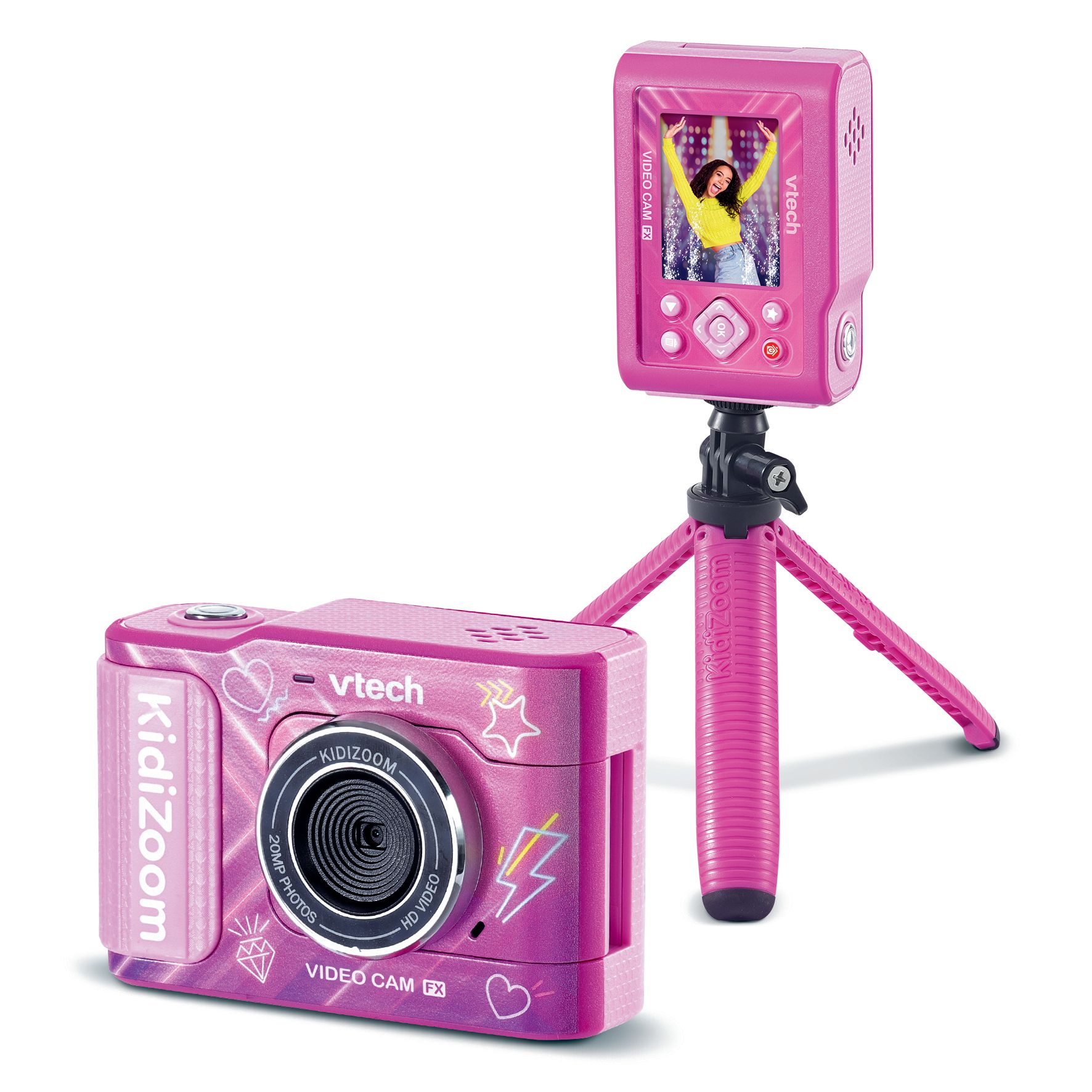 VTech KidiZoom Video Cam FX rose – image 1