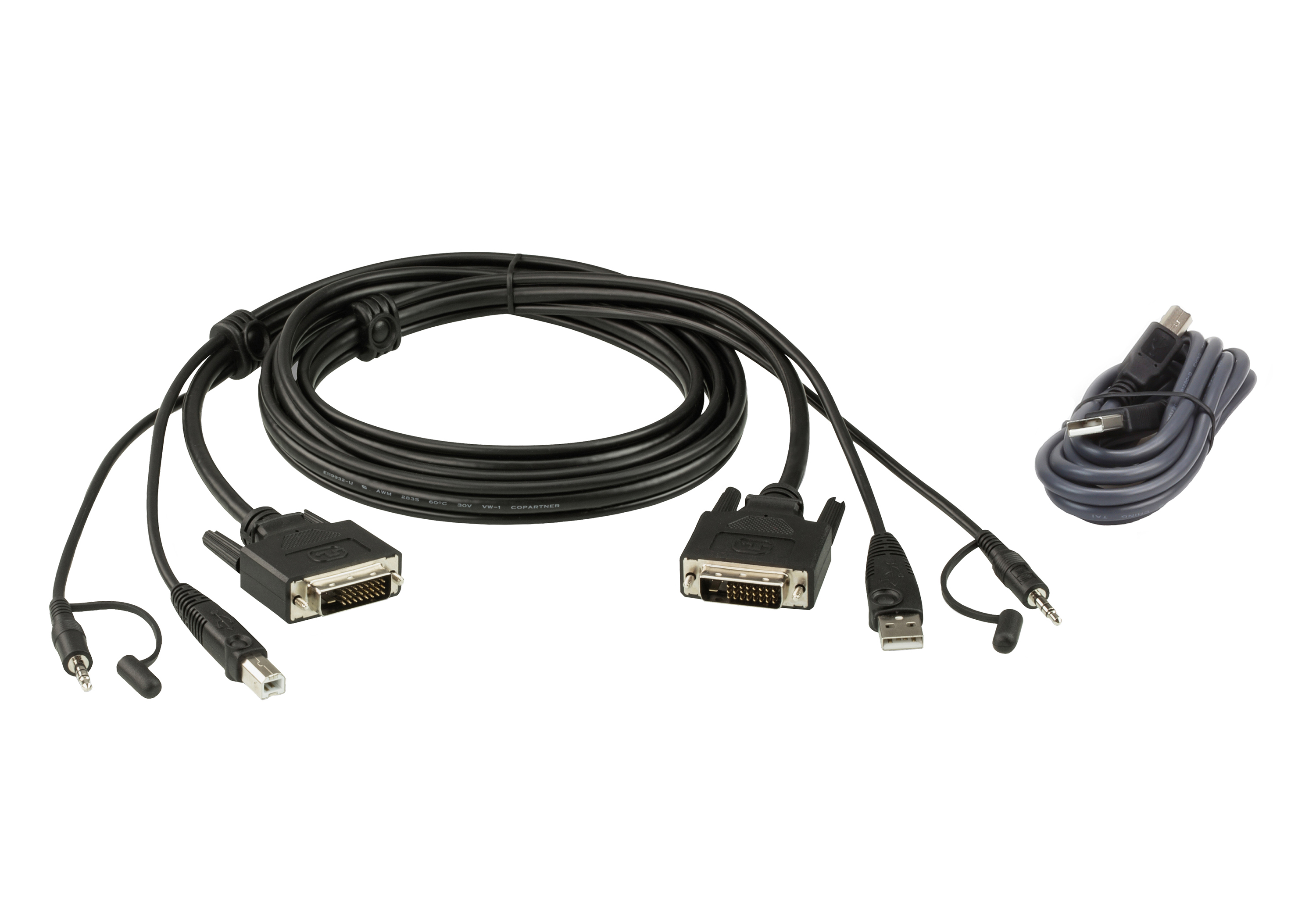 ATEN 3 m USB DVI-D Dual Link Secure KVM Cable Kit
