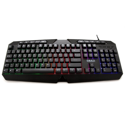 iggual IGG317563 keyboard Gaming USB QWERTY Spanish Black