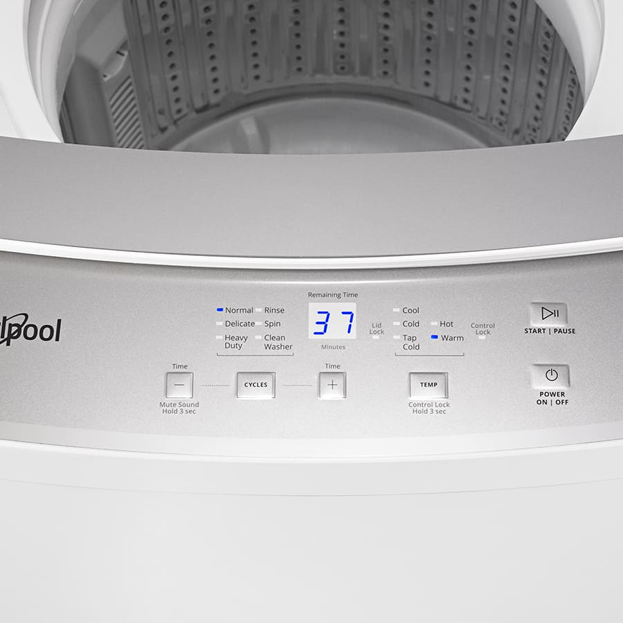 Whirlpool WET4024HW washer dryer Freestanding Top-load White – image 3