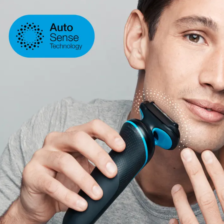 Braun Series 5 51-B1820s Foil shaver Black, Blue – image 4
