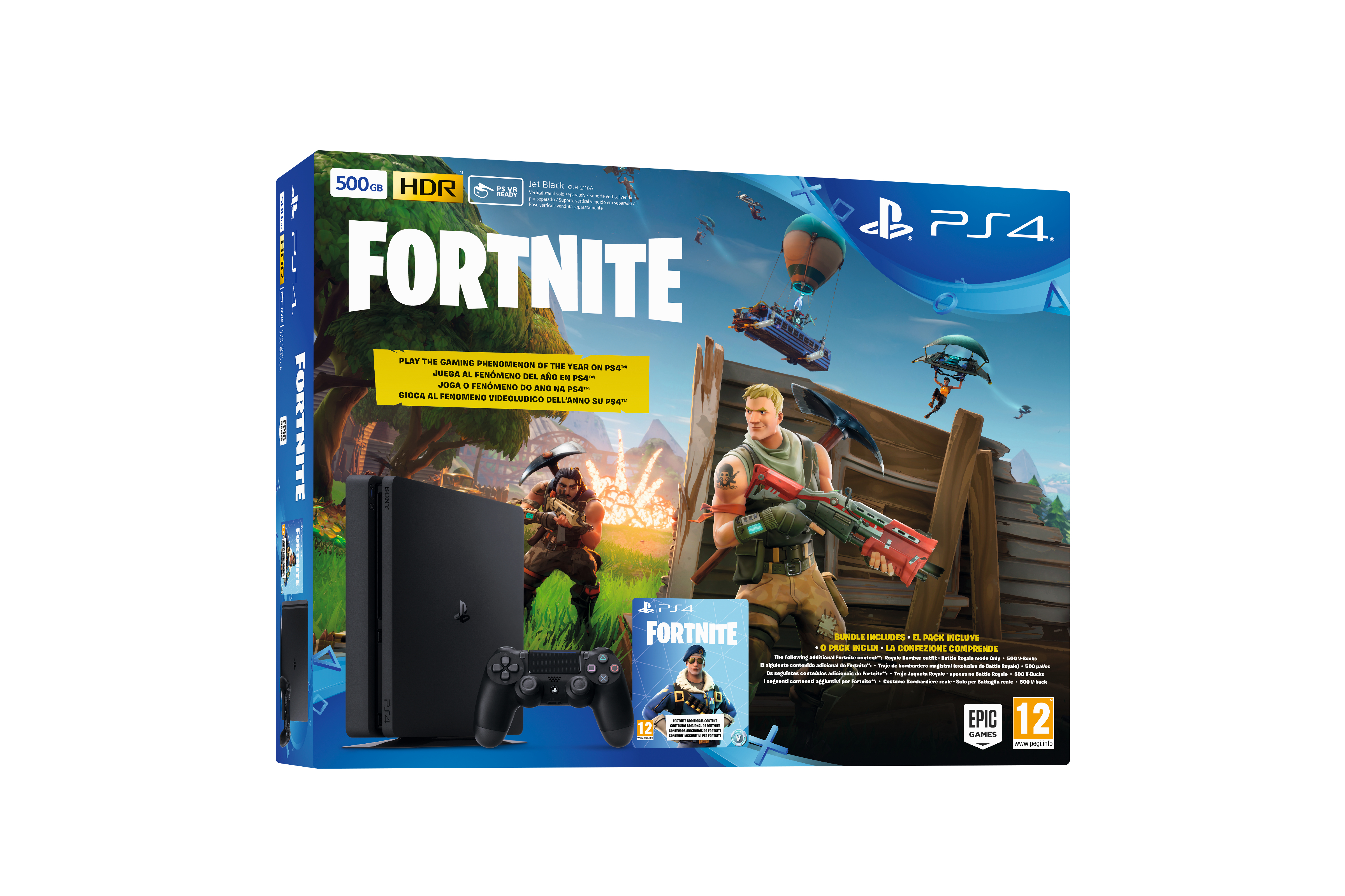 SONY PS4 CONSOLE  500GB FORTNITE  VCH