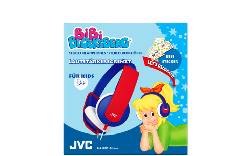 JVC HA-KD5-AE-E headphones/headset Wired Head-band Music Blue, Red – image 3