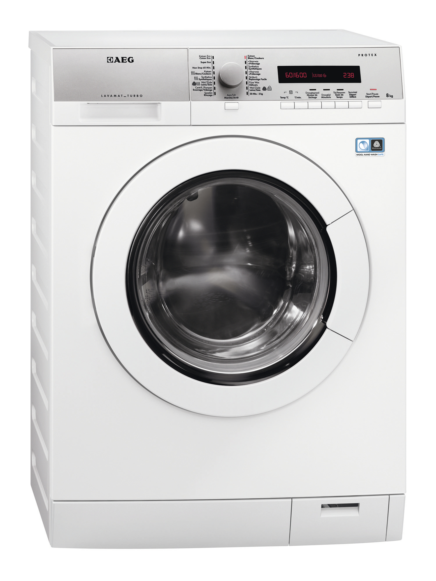 AEG L77685WD washer dryer Freestanding Front-load White