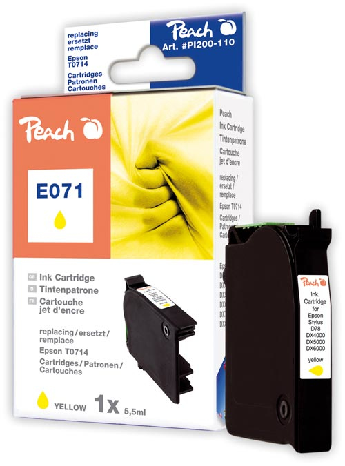 Peach 312913 ink cartridge 1 pc(s) Yellow