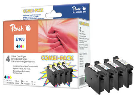 Peach 316397 ink cartridge 4 pc(s) Black, Cyan, Magenta, Yellow