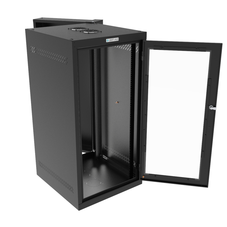 Vertiv GL48WDP-B-AF rack cabinet 25U Wall mounted rack Black – image 3