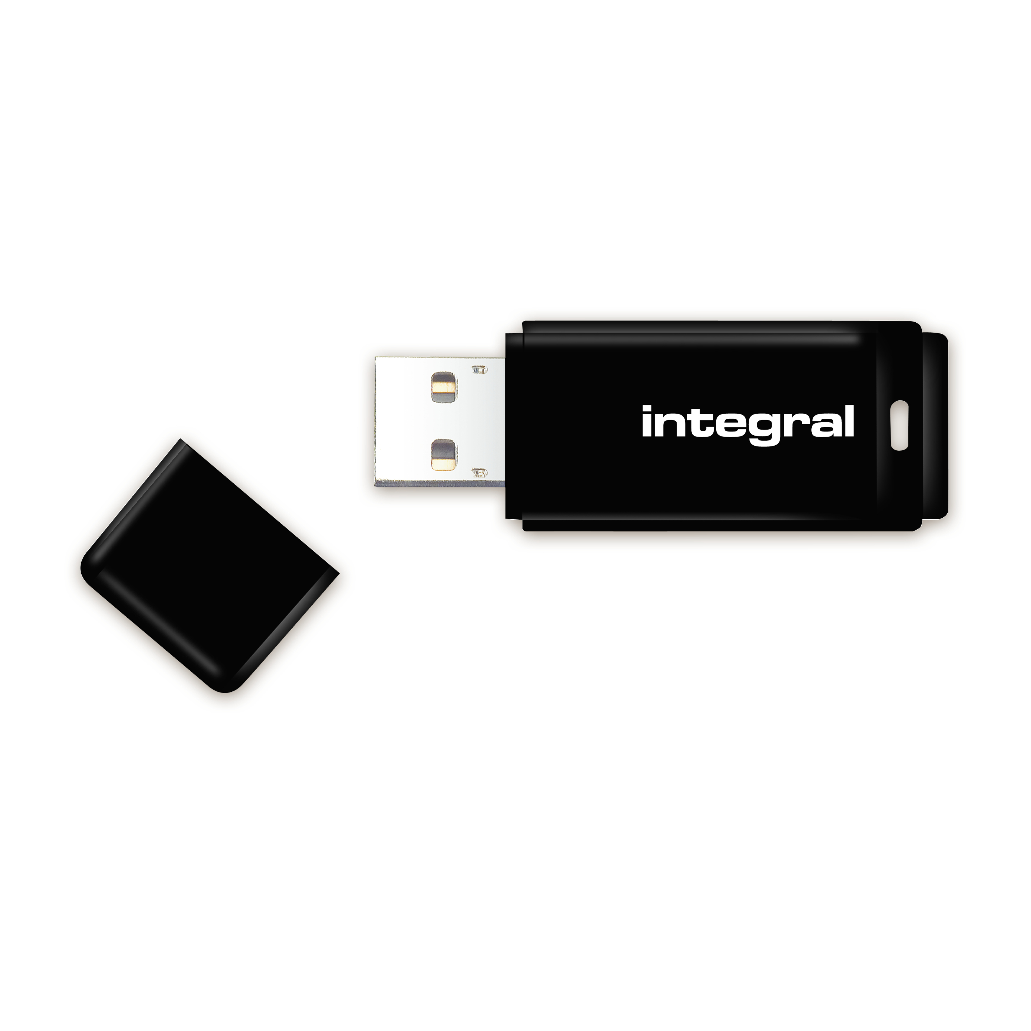 Integral - Clé USB - 128 Go - USB 2.0 - noir
