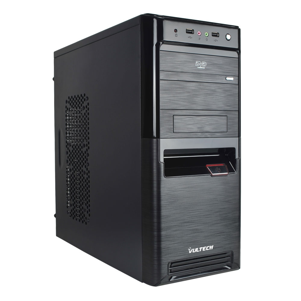 Vultech GS-1483 computer case Midi Tower Black, Silver
