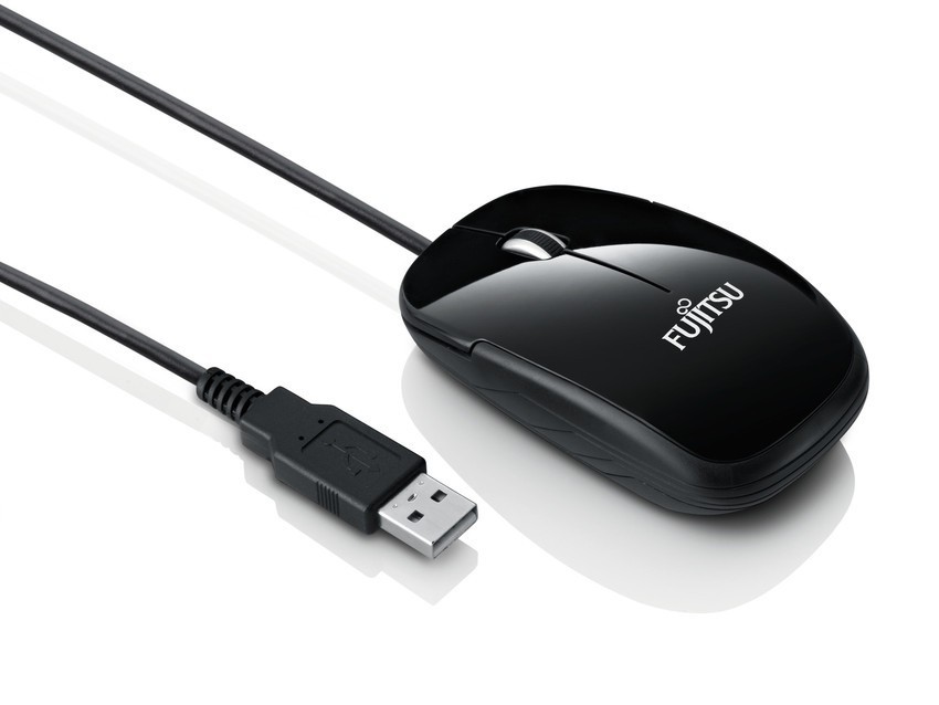 Fujitsu M410NB mouse Office Ambidextrous USB Type-A Optical 1000 DPI