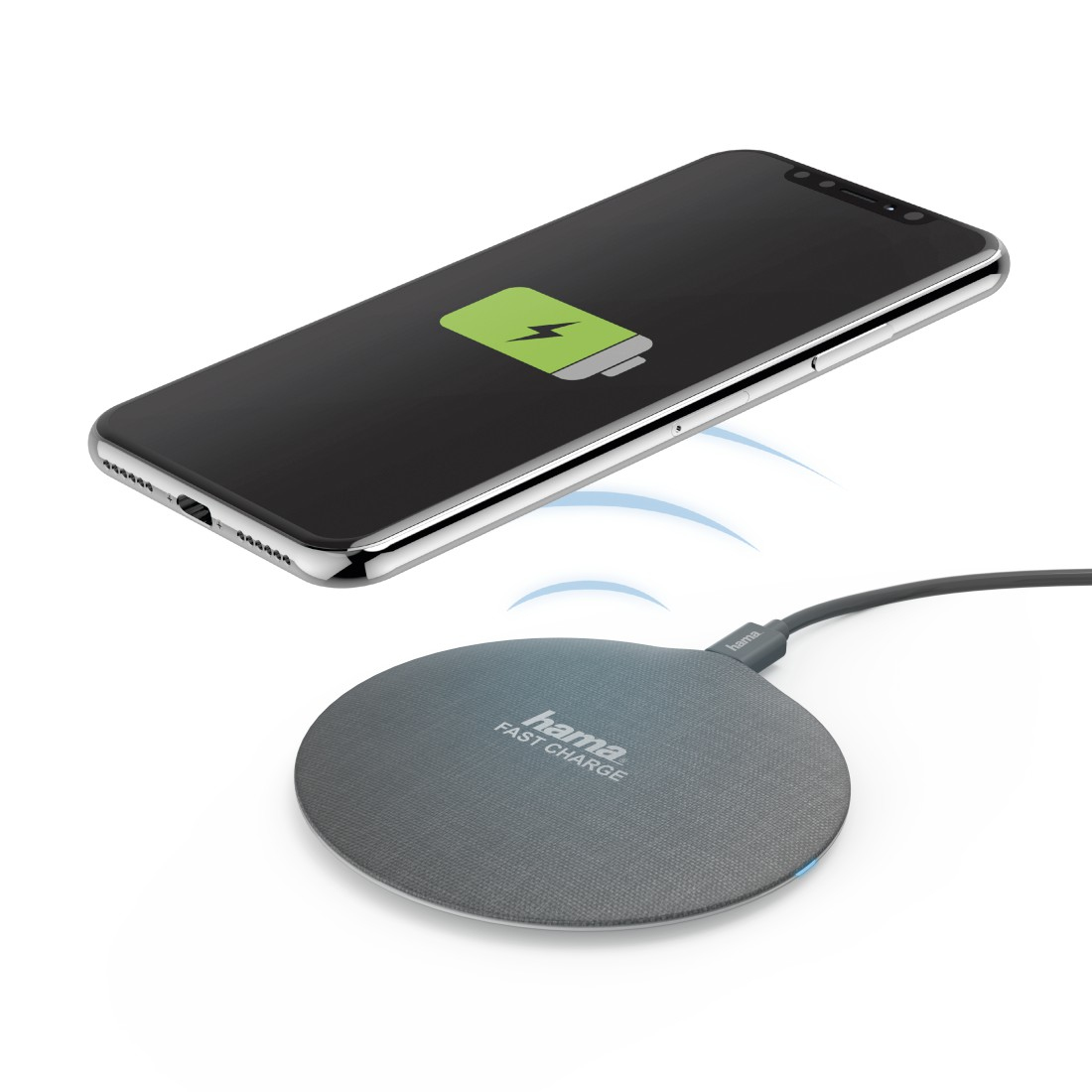 Hama 00183381 mobile device charger Smartphone Black USB Wireless charging Indoor – image 2