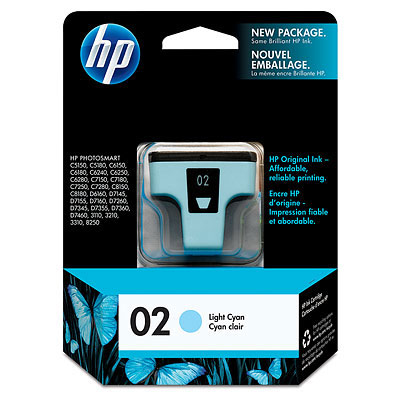 HP 02 Light Cyan