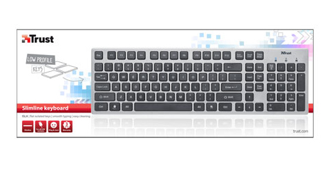 Trust 16709 keyboard Home USB QWERTY Silver – image 3