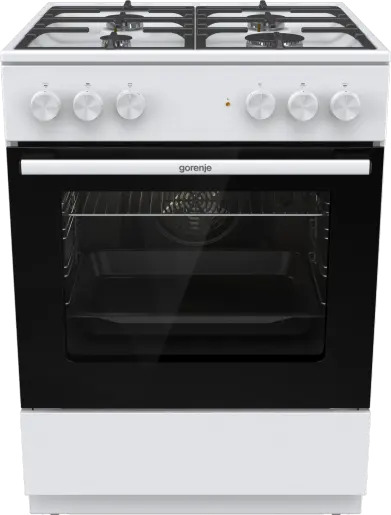 Gorenje G600 GK6A40WFFM cooker Freestanding cooker Electric Gas White – image 1