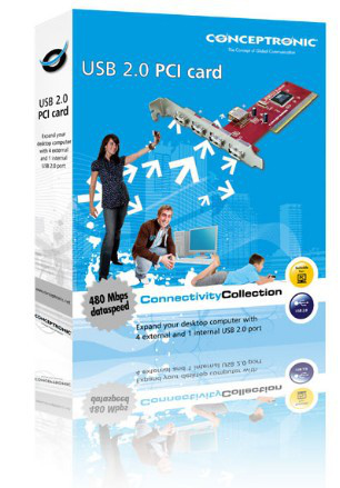 Conceptronic 5 Port USB 2.0 PCI Card – image 2