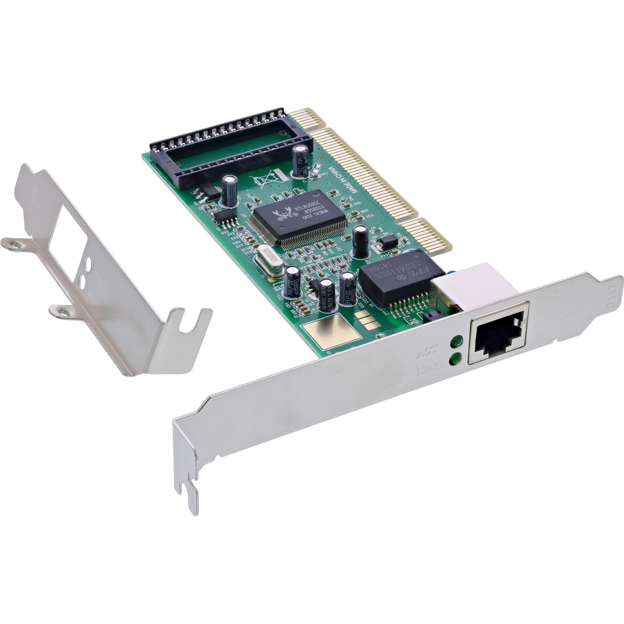 InLine Gigabit Ethernet PCI Adapter 1x RJ45 – image 1
